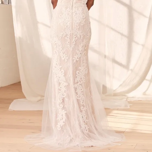 Promised Love Beaded Lace Off-the-Shoulder Maxi Dress - Picture 6 of 8